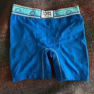 Stretchy blue swimbrief